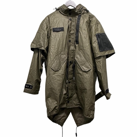Magnlens Fishtail Olive Green Parka Jacket Size Medium - Picture 1 of 16